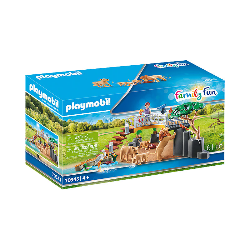Playmobil - Family Fun -Recinto exterior para os Leões 70343