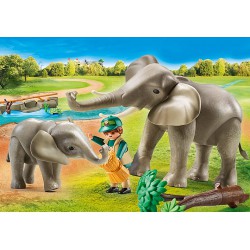Playmobil - Family Fun -Recinto exterior dos Elefantes 70324