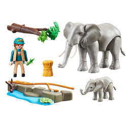 Playmobil - Family Fun -Recinto exterior dos Elefantes 70324