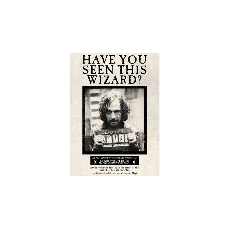 Harry Potter Sirius Black Wanted Poster
