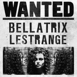 Wanted Bellatrix Lestrange Poster