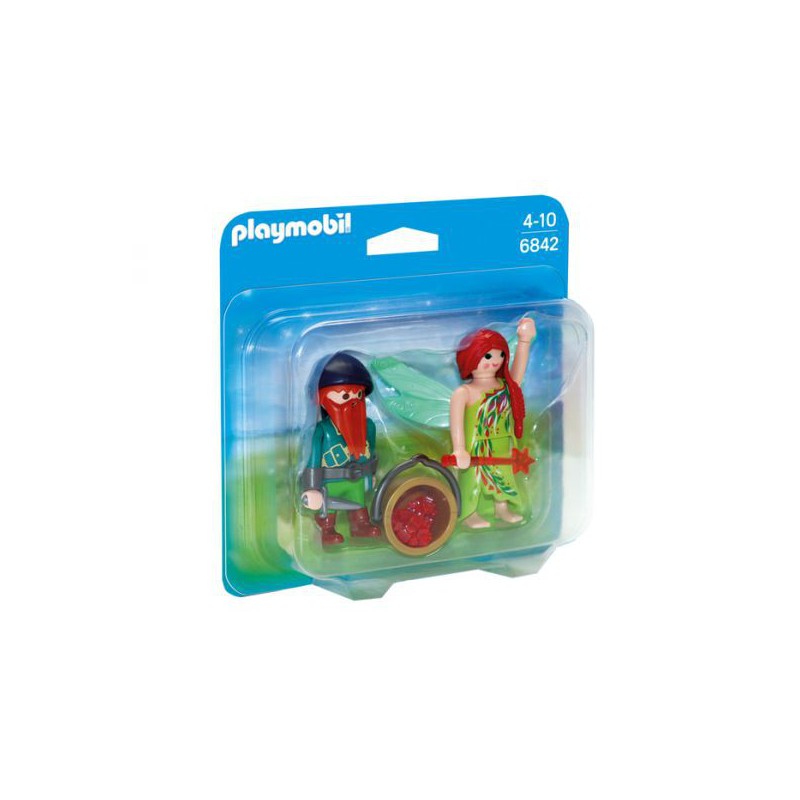 Playmobil: Duo Pack - Pack Duplo Fada e Gnomo 6842