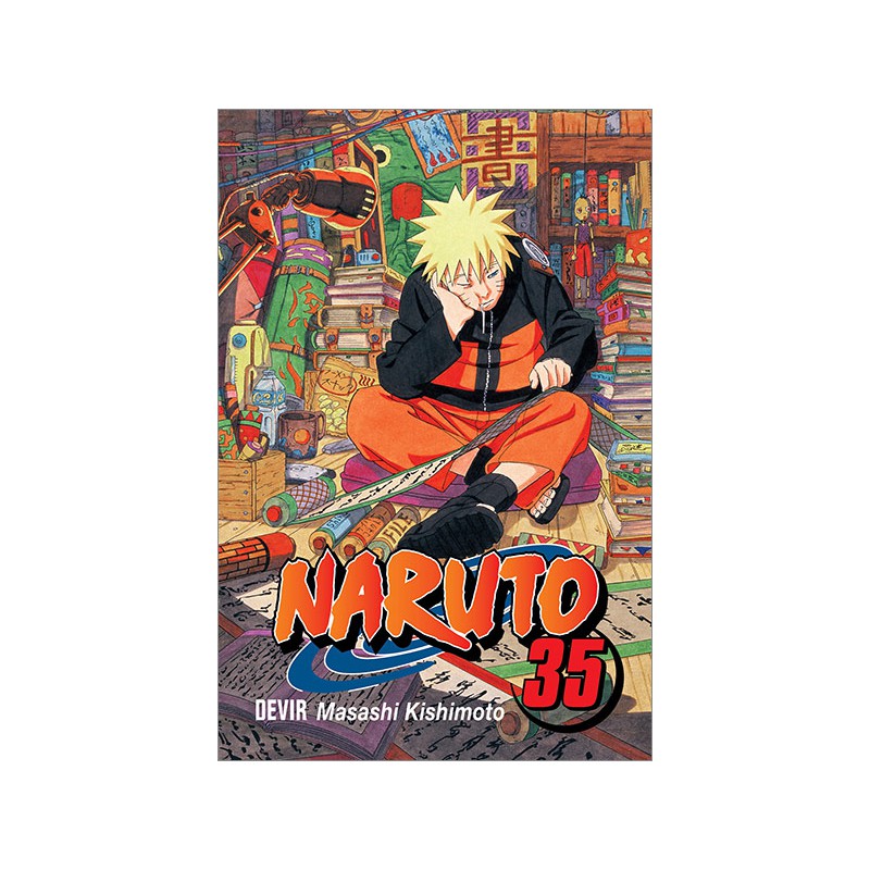 Livro Mangá : Naruto - n.º 35 - Nova Dupla Inimiga