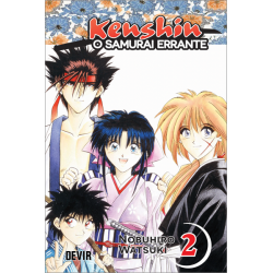 Livro Mangá -Livro Mangá - Kenshin, n.º 2 - O Samurai Errante  - Dois Assassinos