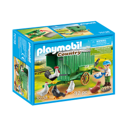 Playmobil - Country - Galinheiro Móvel -70138