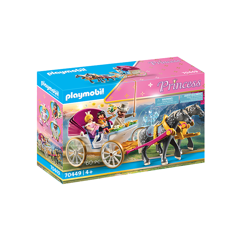 Playmobil: Princess - Carruagem Romântica puxada por cavalos 70449