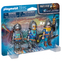 Playmobil: Novelmore - Set de 3 Cavaleiros 70671