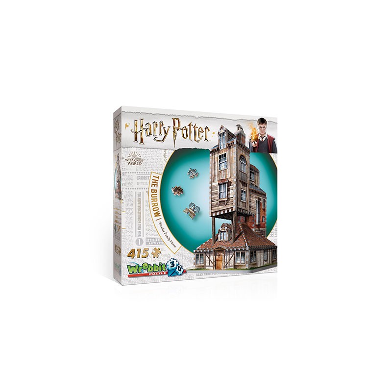 Harry Potter: The Burrow- Weasley Family Home - Wrebbit 3D Puzzle