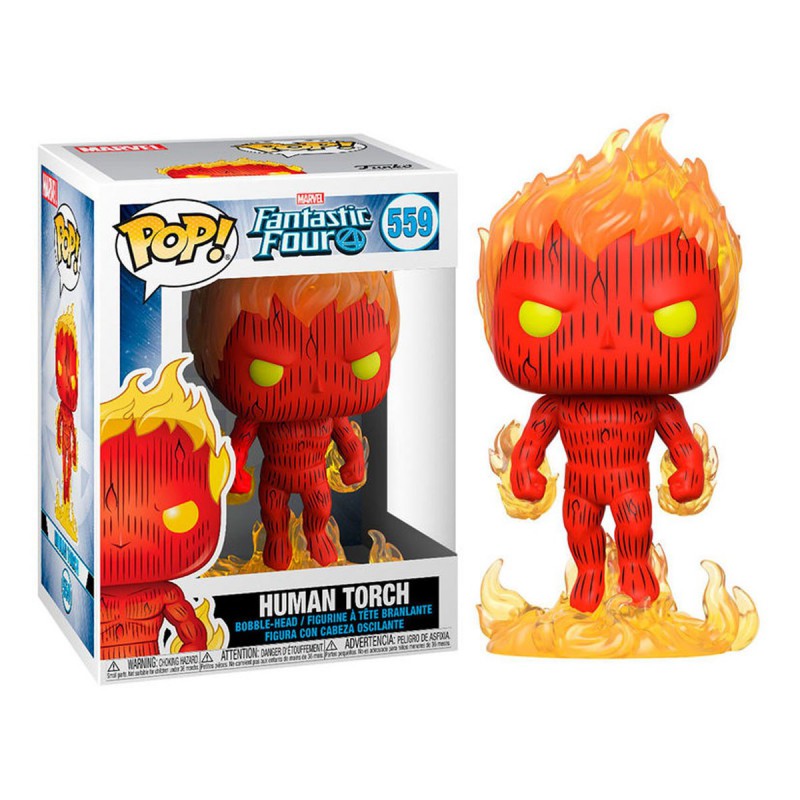 Funko POP! Marvel: Fantastic Four - Human Torch 559