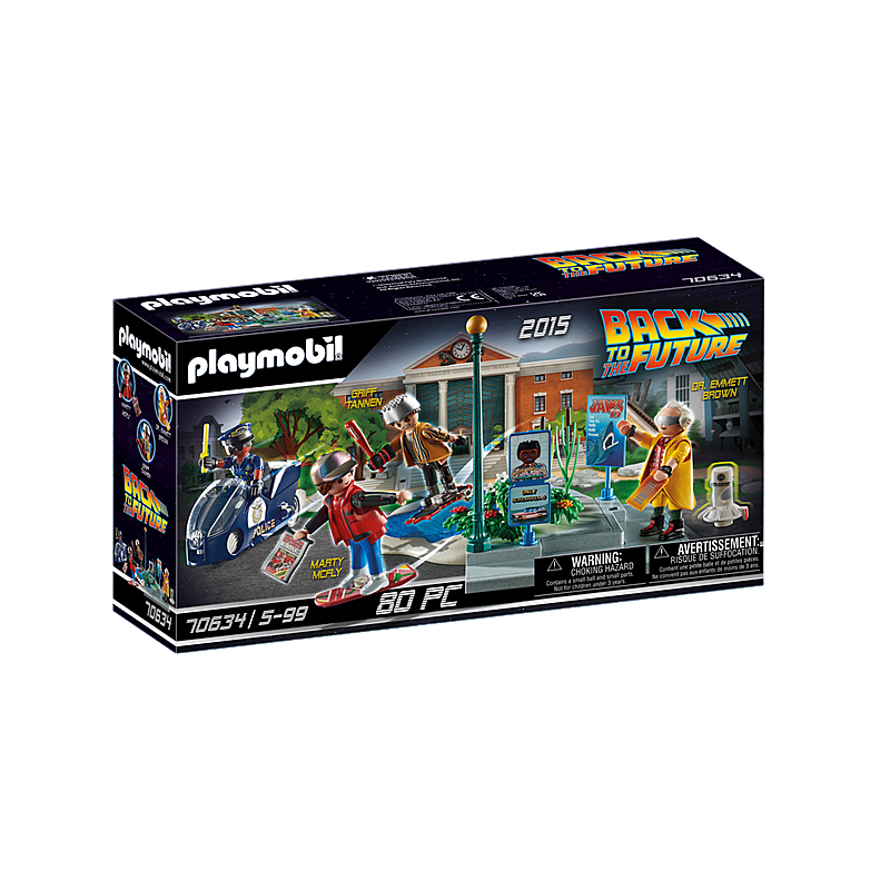 Playmobil: Back to the Future parte II- Perseguição de skate 70634