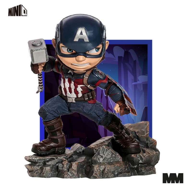 Minico - Iron Studios:  Marvel - Estátua Captain America - Avengers: Endgame