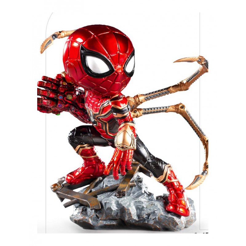 Minico - Iron Studios:  Marvel - Estátua Iron Spider - Avengers: Endgame