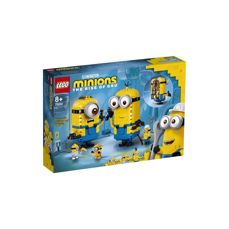 LEGO : Minions- Minions e o seu Covil Construídos com Peças75551