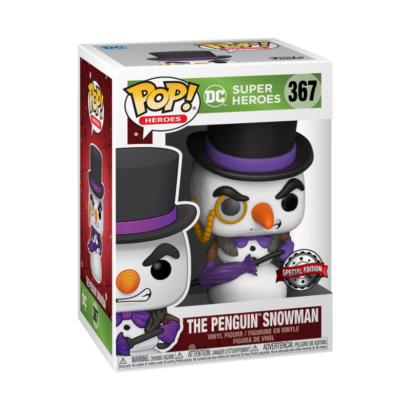 Funko POP!  Heroes: DC Holiday - Penguin Snowman 367