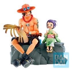 Bandai:One Piece- Estatua Ace Y Otama 18cm