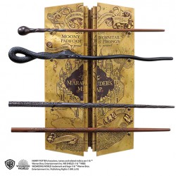 Harry Potter -Marauder’s Map Wand Collection display - Expositor de varinhas do Mapa de salteadores