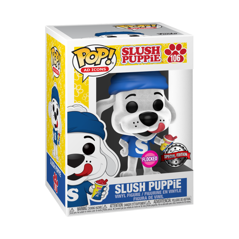 POP Funko:POP Ad Icons: Icee -  Slush Puppie (Flocked) - Special Edition