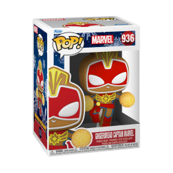 Funko POP! Marvel: Holiday -  Captain Marvel 936