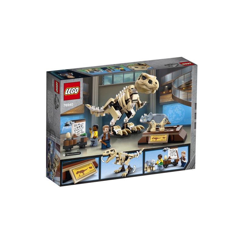 LEGO: Jurassic World -  Exposição de Fóssil do Dinossauro T.rex 76940