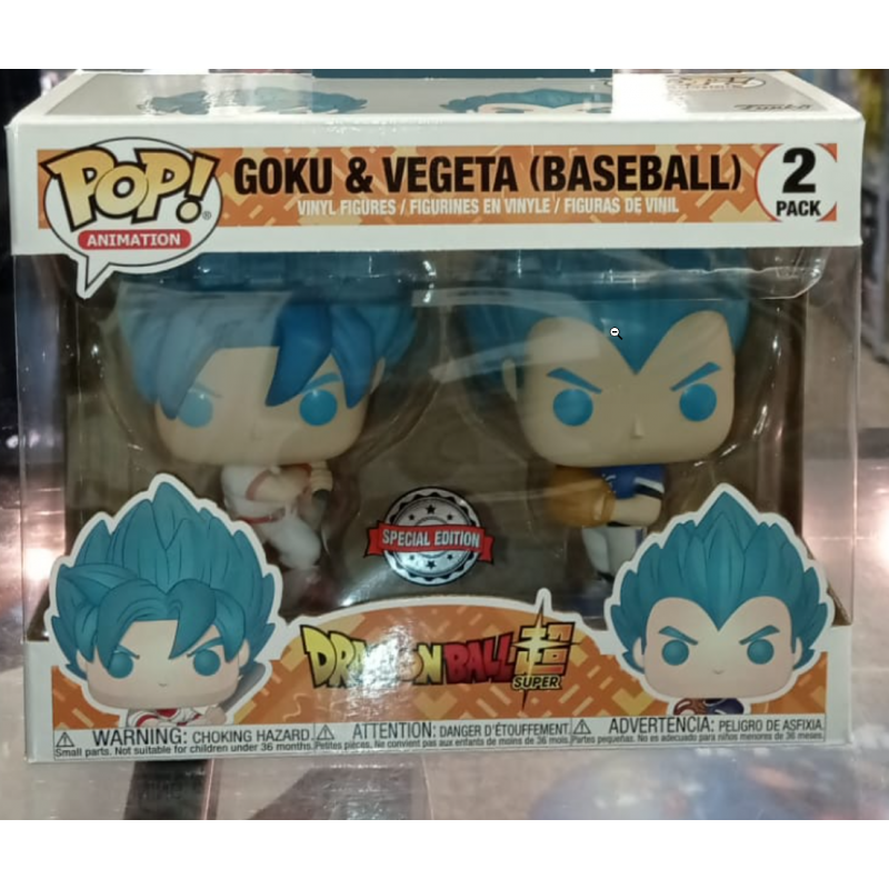 Funko POP! Pop Animation: DBS– Goku & Vegeta (Baseball) 2PK