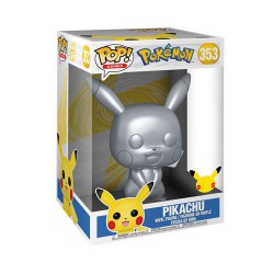 Funko POP! Pokemon Super Sized Pikachu 10'' Silver 353