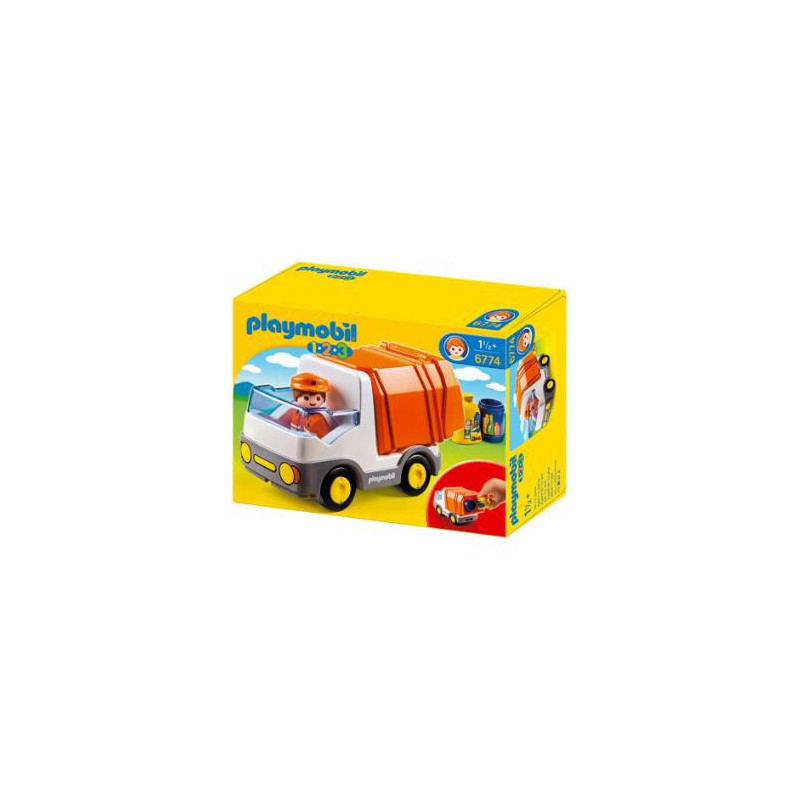 Playmobil:  1.2.3 Camião do Lixo 6774